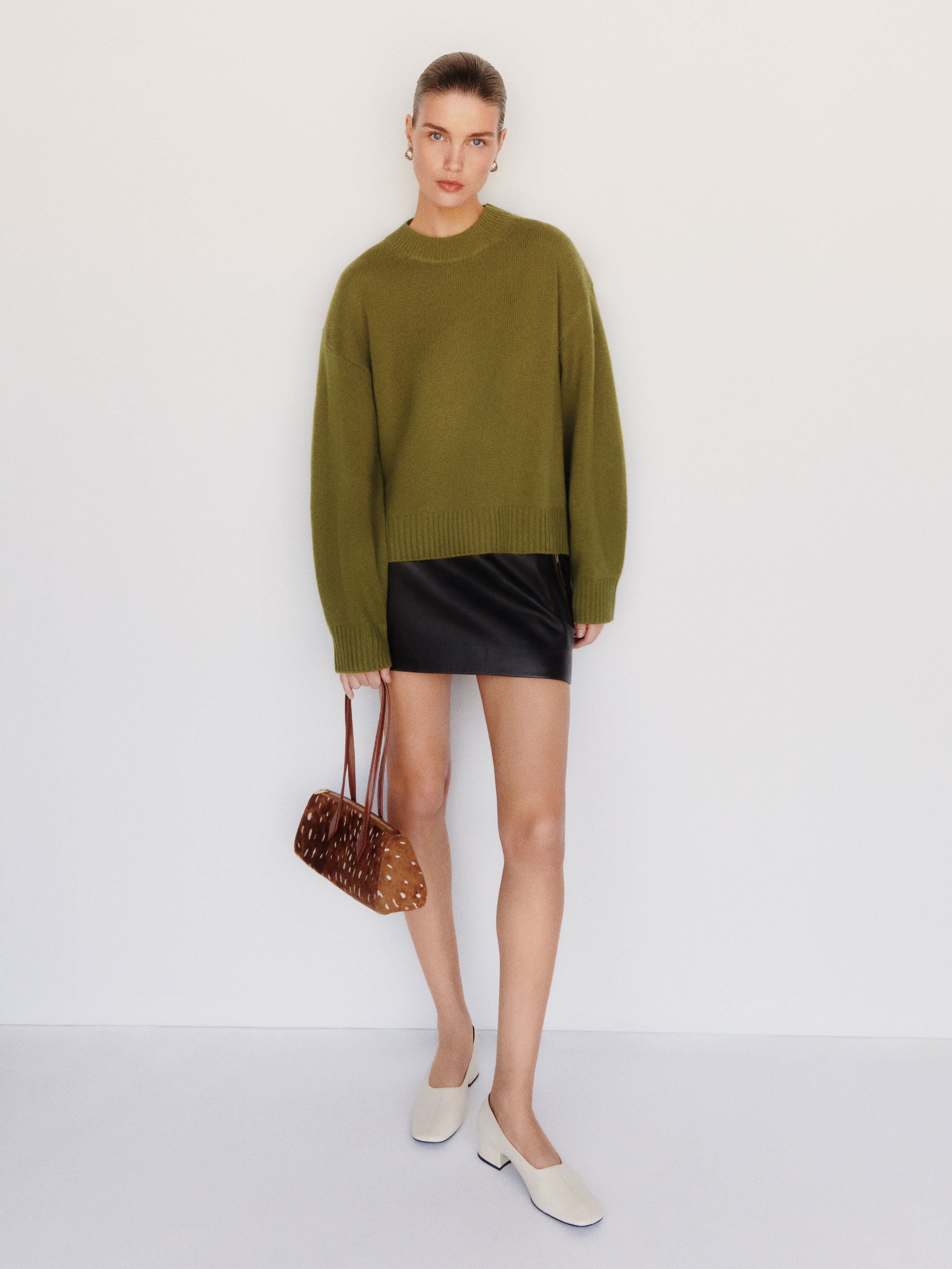 Cove Cashmere Oversized Crew